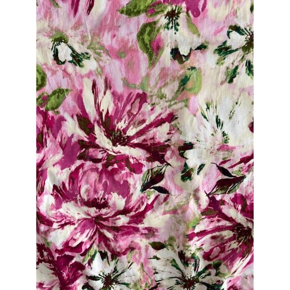 Rabbit Rabbit Rabbit Floral Party Dress Ruffle neck Plus 18W / 2X - Picture 8 of 8